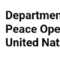 Department of Peace Operations